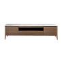 Lowboard Walnut wood Marble look 1