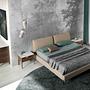 Sideboard walnut wood marble look 3