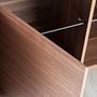 Sideboard walnut wood marble look 4