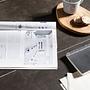 Dining table Walnut porcelain marble 5