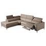 Chaise Relax-Sofa Links Leder Braun 6