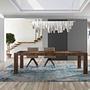 Dining table Walnut wood Brown 3