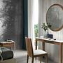 Round Wall Mirror Walnut 4