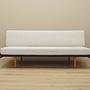 Eichensofa Weiß Braun 1960er Jahre 1