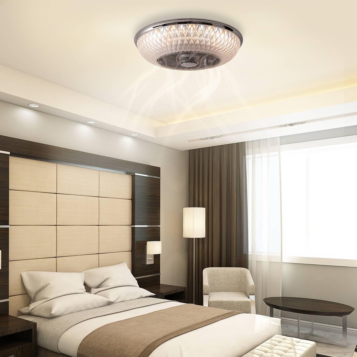 1-Light Viento LED Ceiling Light Acrylic Glass Iron  4