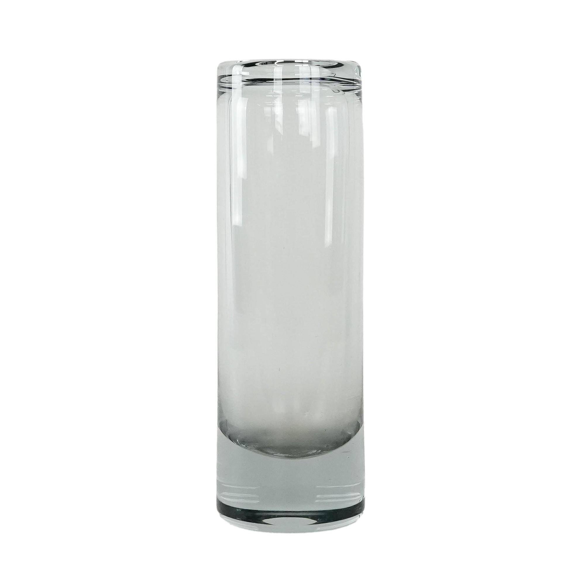 Glasvase Transparent 1970er Jahre 0