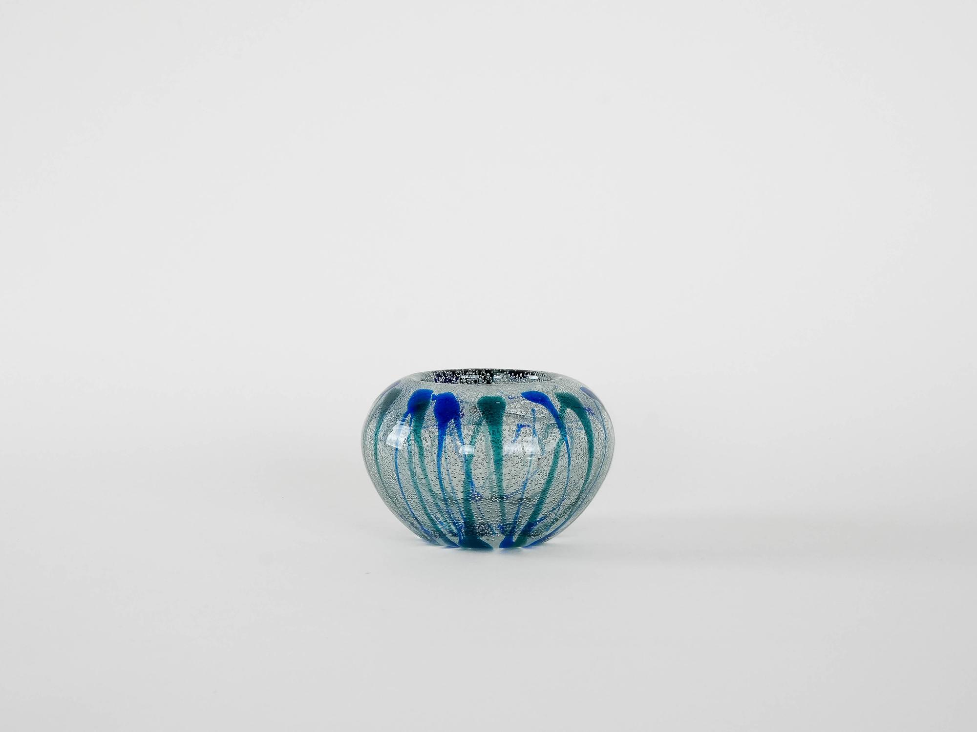 Glashalter Blau 1970er Jahre 2