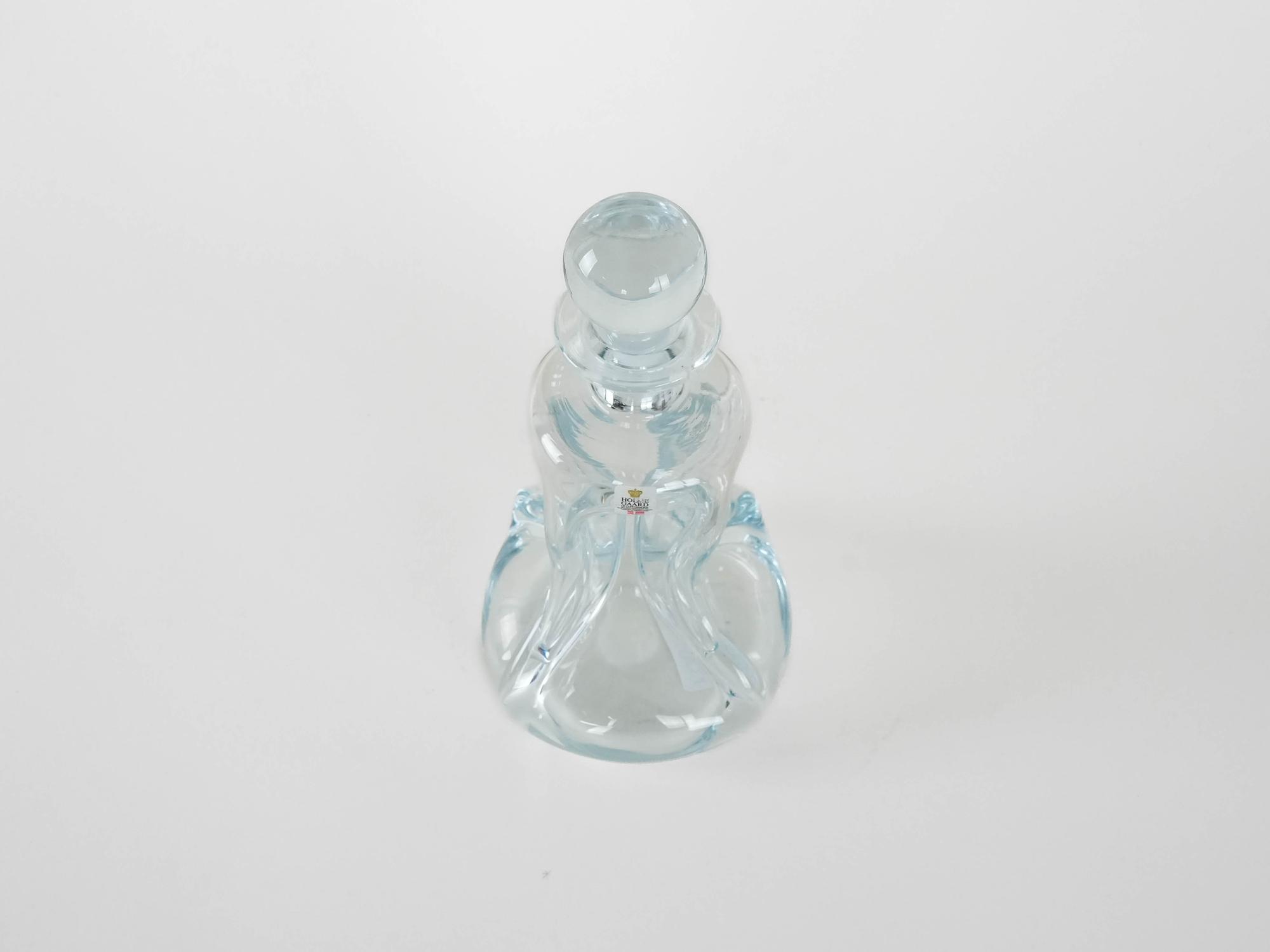 Kluk Glaskaraffe Transparent 1970er Jahre 6