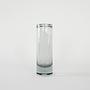 Glass vase Transparent 1970s 2