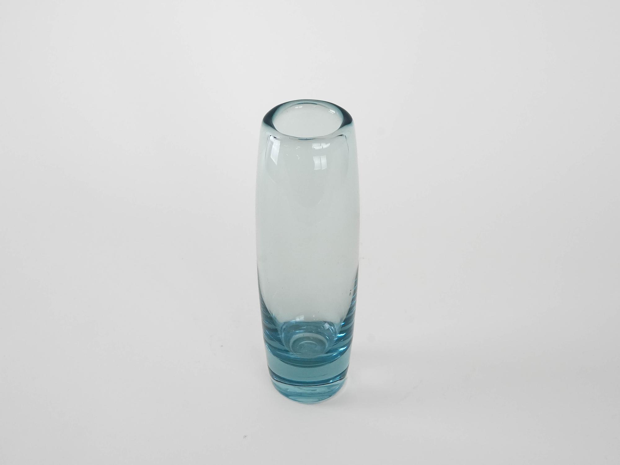 Glasvase Transparent 1950er Jahre Per Lütken 4