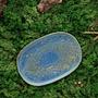 2x Yuki Serving plate Stoneware Green Blue 4