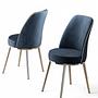 2x Pefa Chair Set Anthracite and Chrome 0