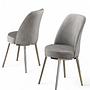 2x Pefa chair set Gray Chrome 2