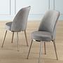 2x Pefa chair set Gray Chrome 1