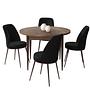 Tor Dining room set Baroque and Black 2