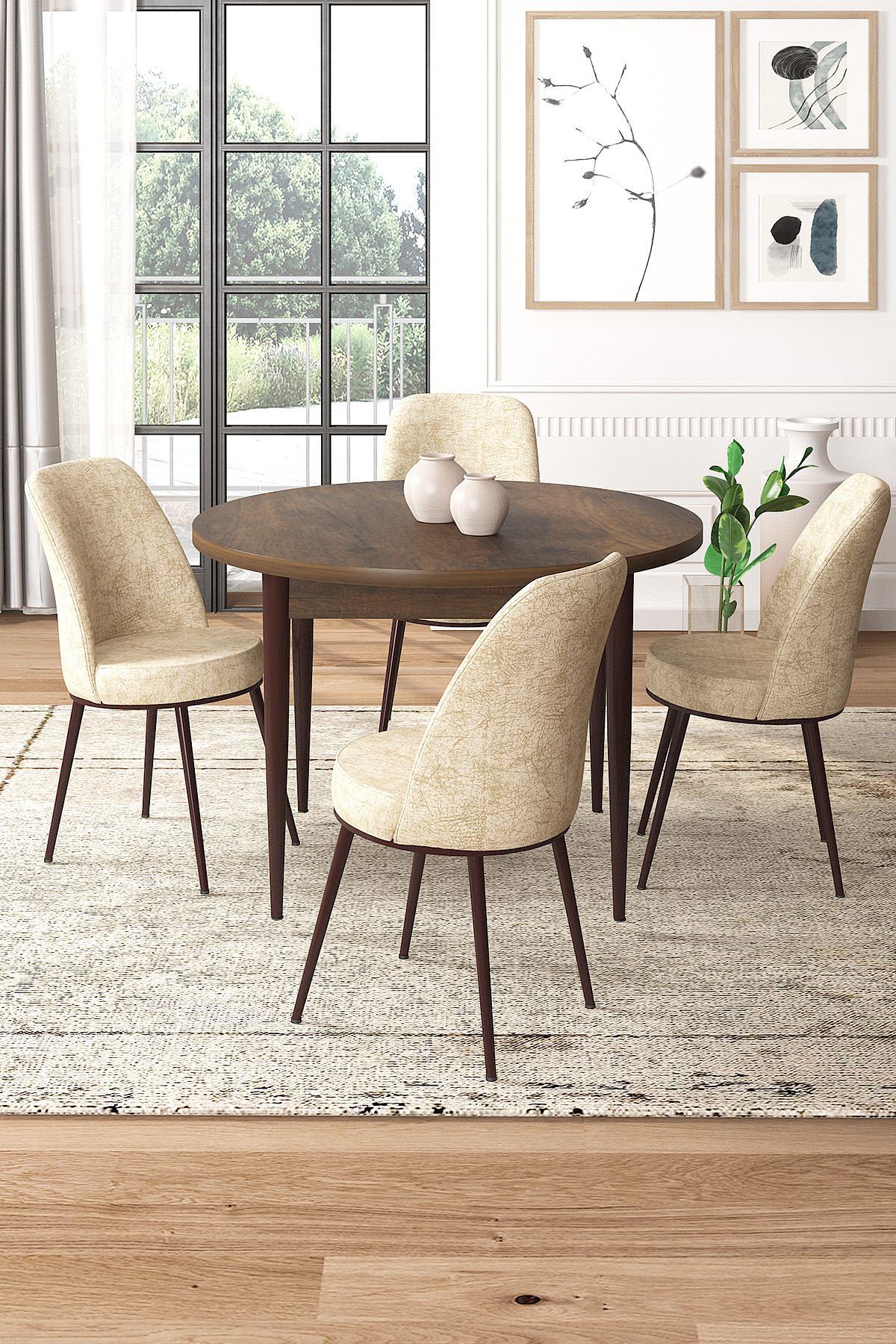 Tor Esszimmer-Set Barock und Creme 1
