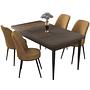 Nil Dining Room Set Baroque and Cappuccino 2
