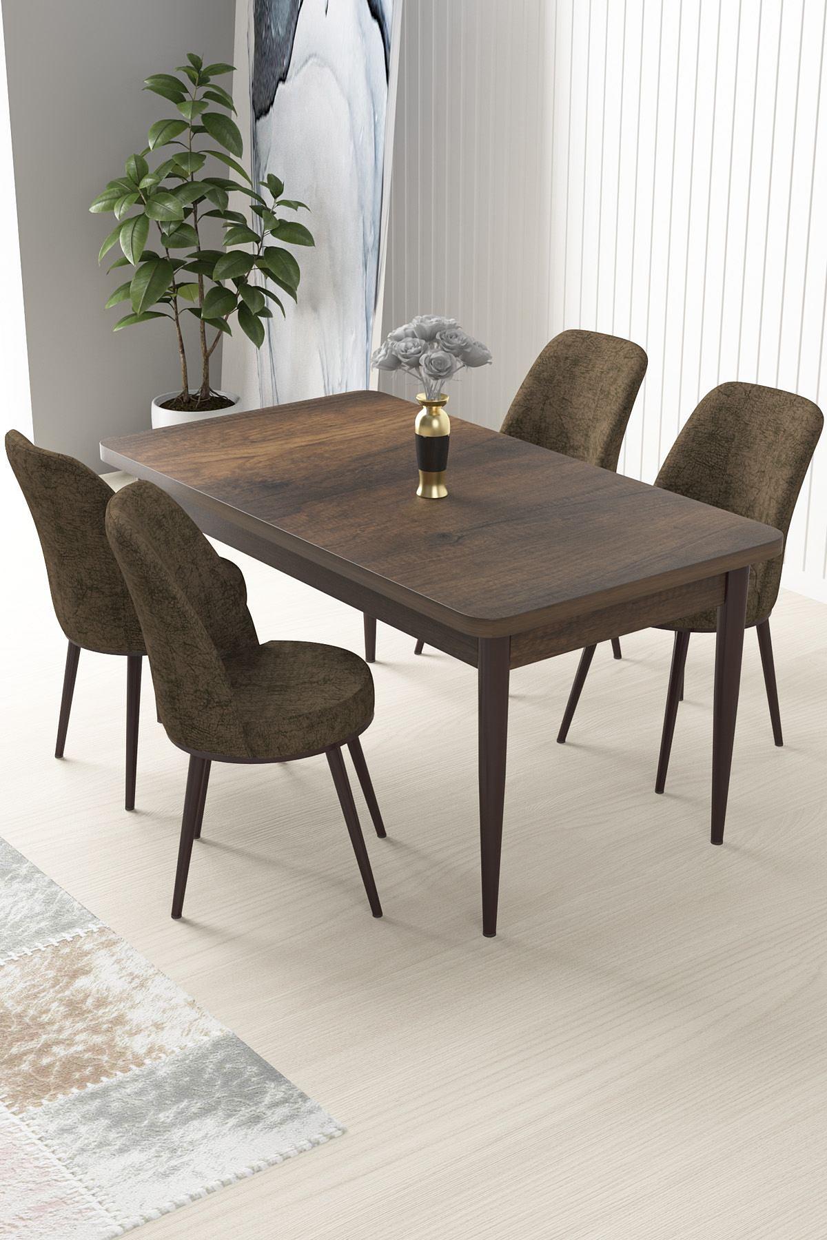 Nil Esszimmer-Set Barock und Braun 1