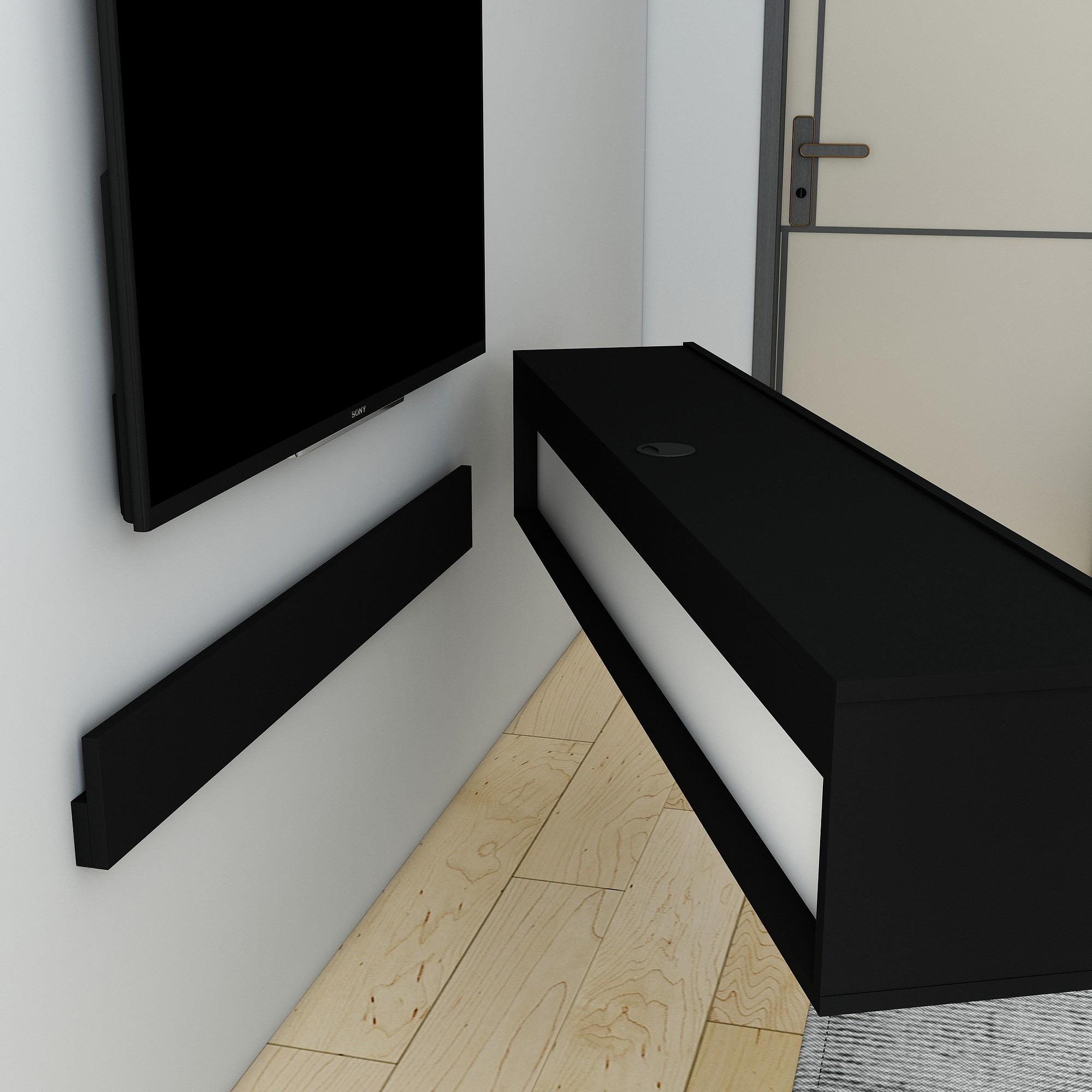 Denby TV Stand Black 3