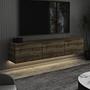 Neon TV Stand Walnut 4