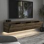 Neon TV Stand Walnut 3