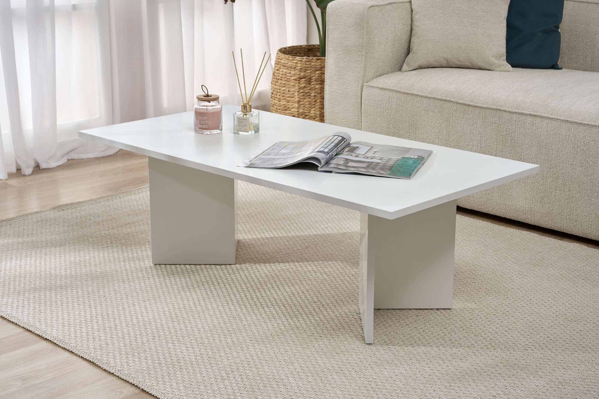 Sabin Coffee Table White 1