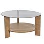Clara Couchtisch Saphir Eiche Rauch Ø75cm 0