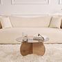 Aeris Couchtisch Saphir Eiche Rauch Ø75cm 2