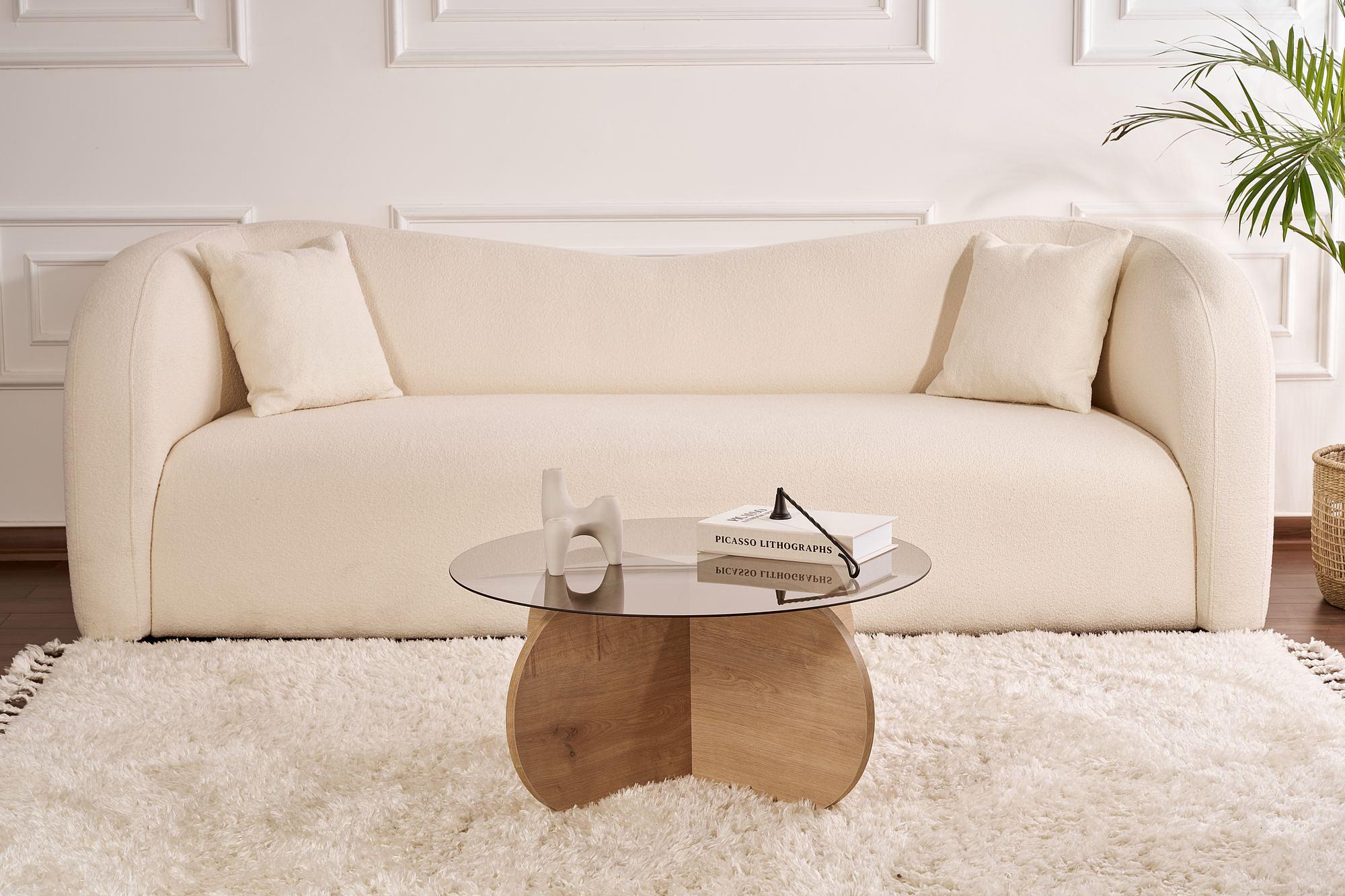 Aeris Coffee table Sapphire Oak Smoked Ø75cm 2