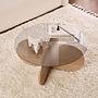 Aeris Coffee table Sapphire Oak Smoked Ø75cm 3