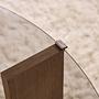 Clara Coffee table Sapphire Oak Smoke Ø75cm 4
