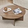 Soleil Couchtisch Walnuss Ø90 cm 3