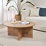 Soleil Couchtisch Atlantische Kiefer Ø90 cm 2