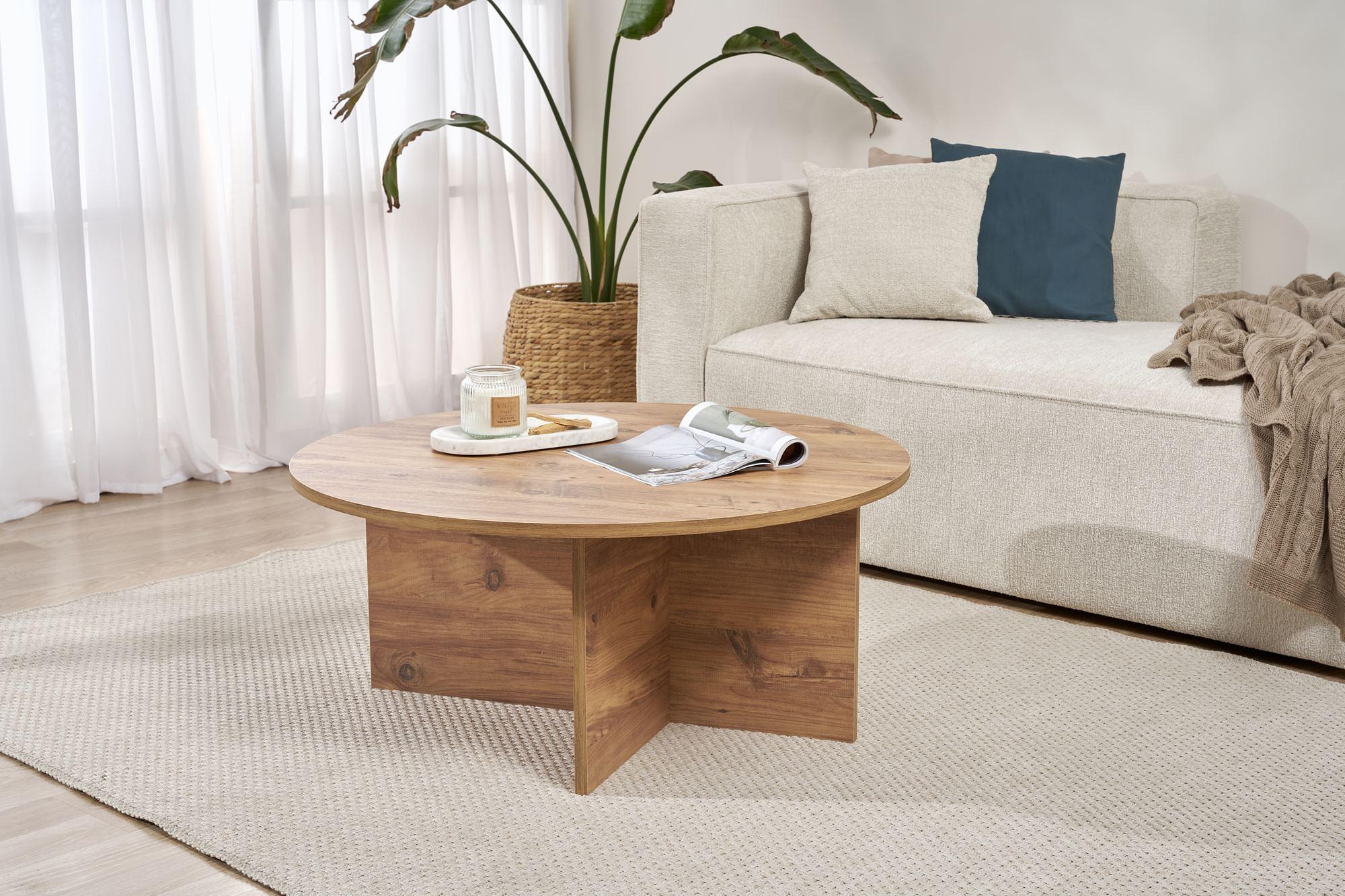 Soleil Coffee table Atlantic Pine Ø90 cm 2