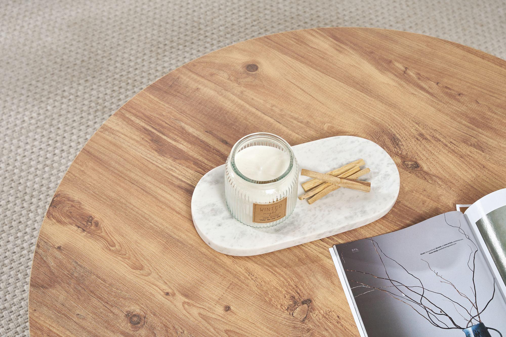 Soleil Coffee table Atlantic Pine Ø90 cm 5