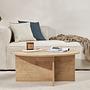 Soleil Coffee Table Sapphire Oak Ø90 cm 1