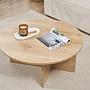 Soleil Coffee Table Sapphire Oak Ø90 cm 3