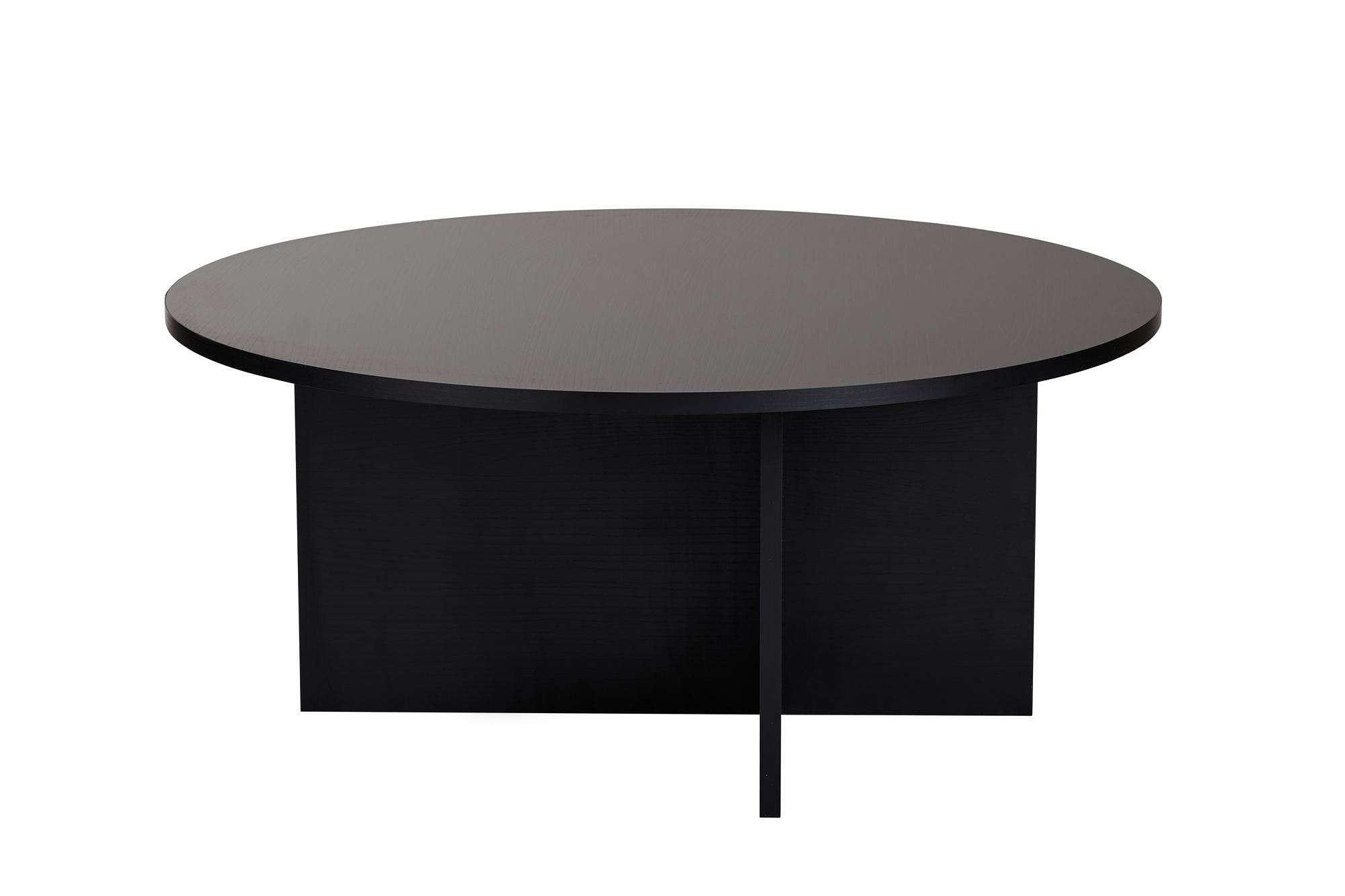 Soleil Coffee table woodblack Ø90 cm 0