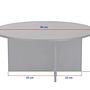 Soleil Coffee table woodblack Ø90 cm 7