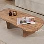 Ovalis Couchtisch Atlantische Kiefer 3