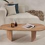 Ovalis Couchtisch Atlantische Kiefer 1