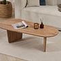 Ovalis Couchtisch Atlantische Kiefer 4