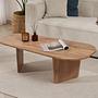 Ovalis Couchtisch Atlantische Kiefer 2