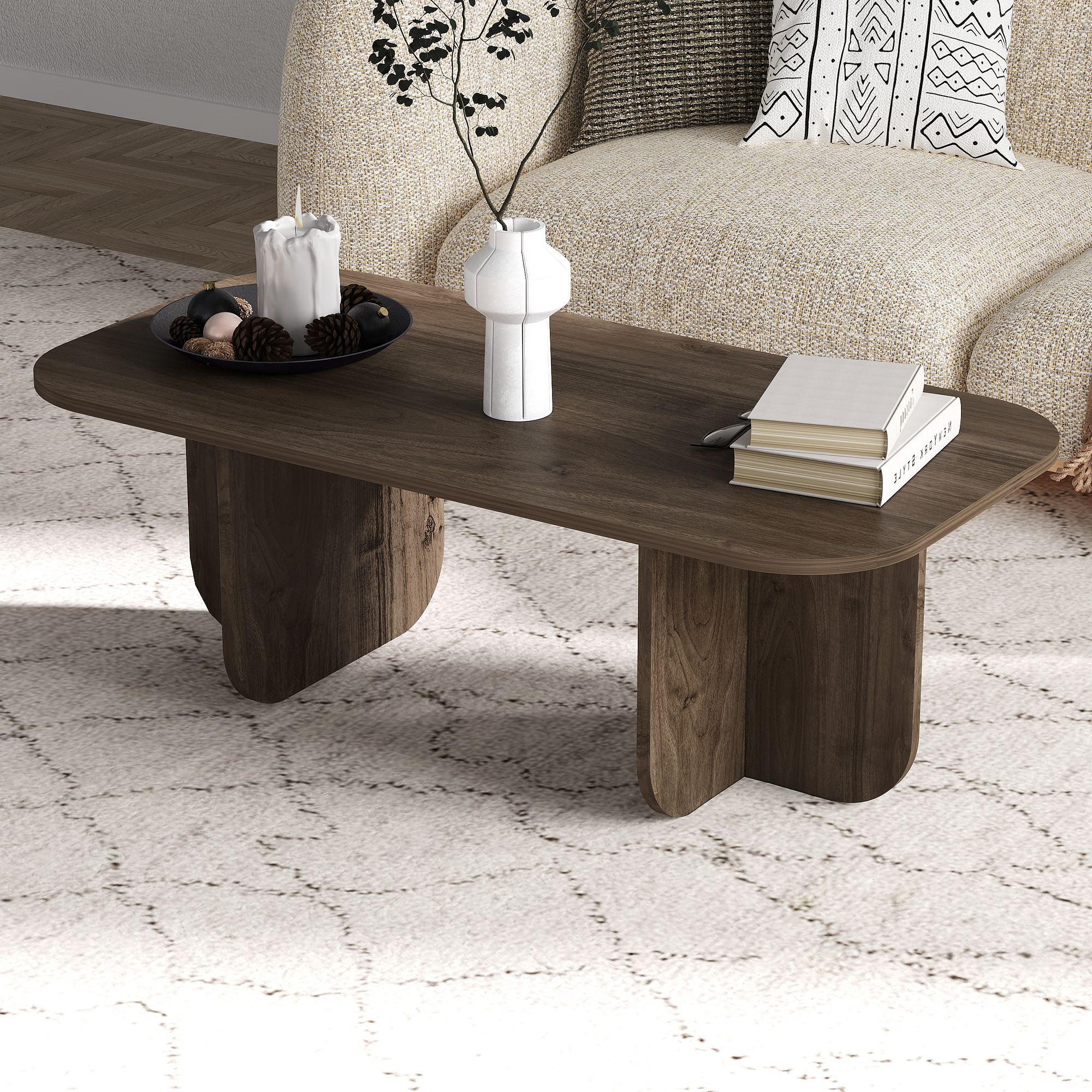 Becaj Couchtisch Walnuss 1