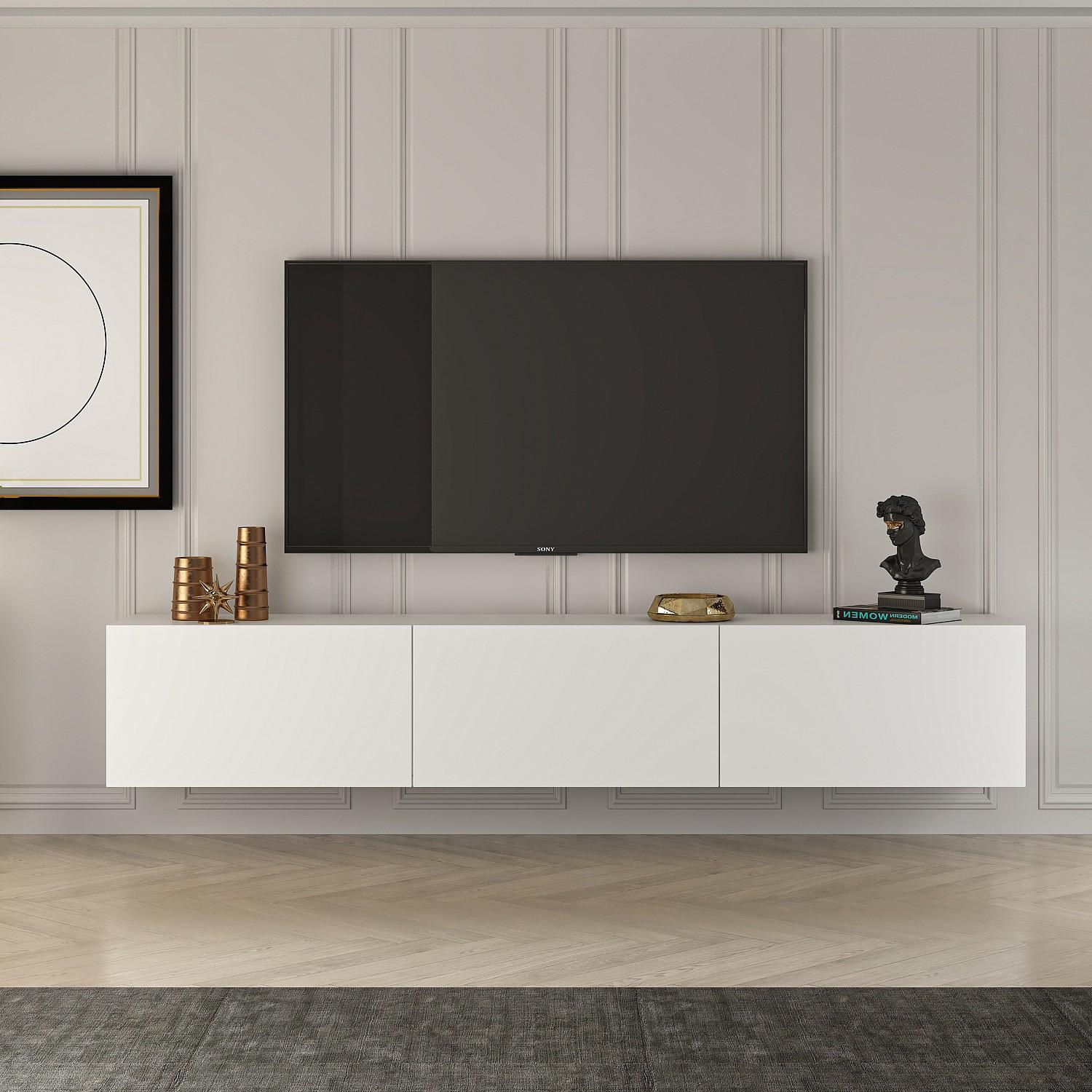 TV-Ständer Weiß 1
