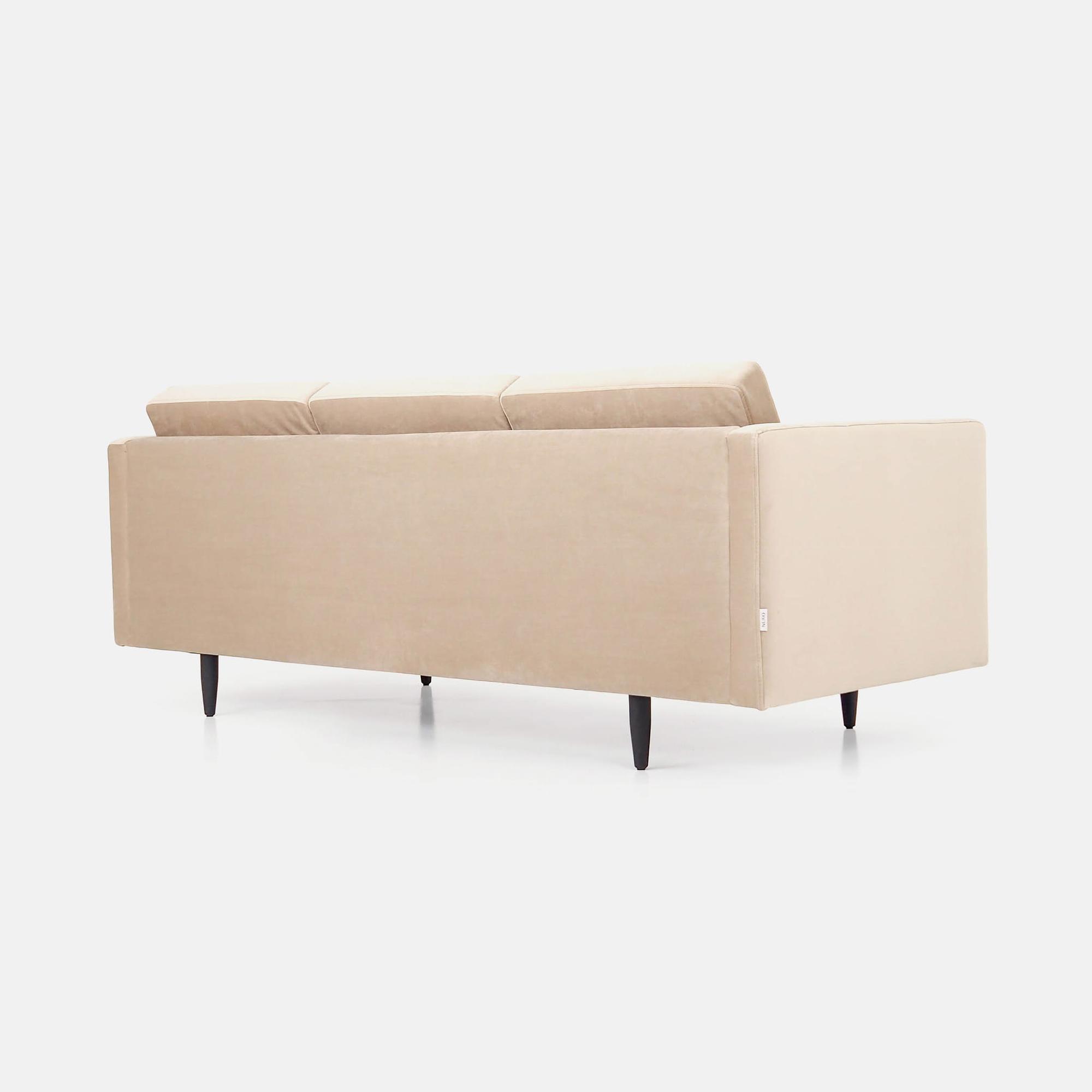 Alta Sofa 3-seater Velvet Beige 4