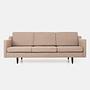 Bodo Sofa 3-Sitzer Braun 1
