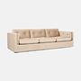 Bergen Sofa 3-Sitzer Velour Beige 2