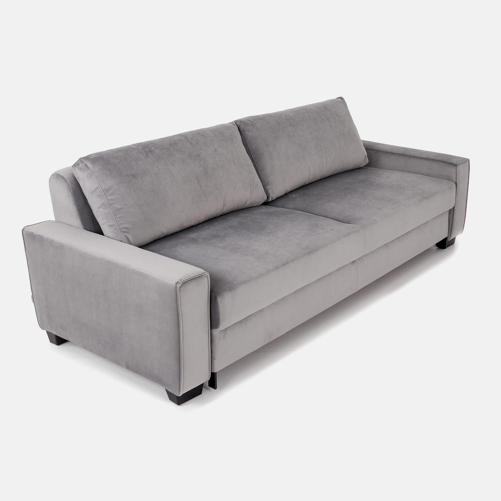 Rejkiavik Sofa 3-Sitzer Velour Silber 5