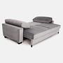 Rejkiavik Sofa 3-Sitzer Velour Silber 6